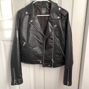 Faux Leather Jacket